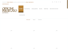 Tablet Screenshot of officinepersegato.it